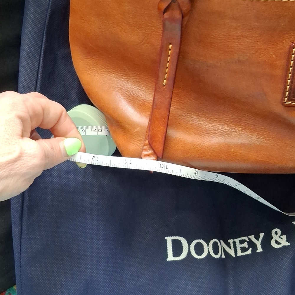 Dooney & Bourke Tan Leather Shoulder Bag - Picture 16 of 17